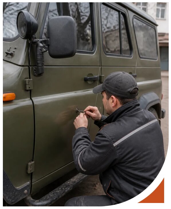 Профессиональное вскрытие автомобиля УАЗ без повреждений в Кохме